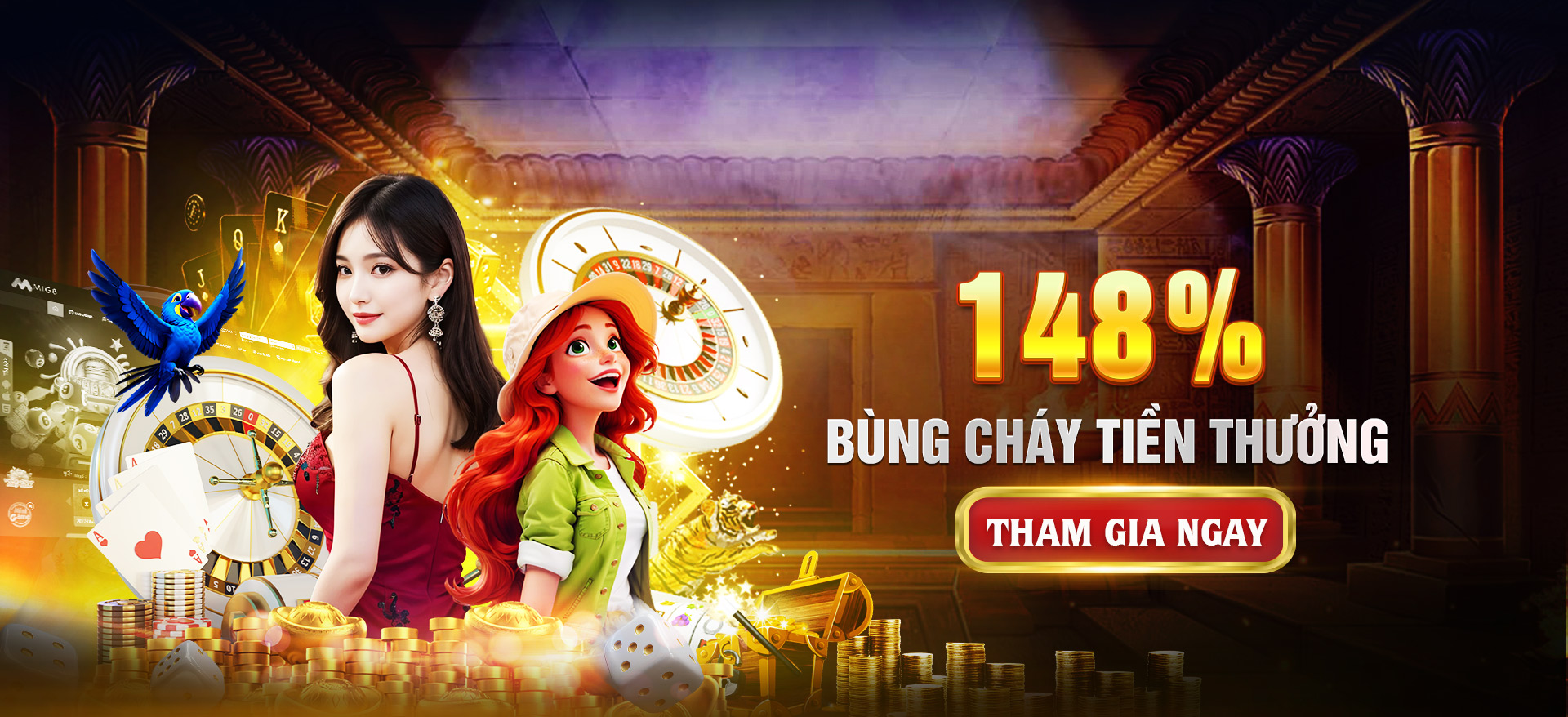 Hình ảnh quảng cáo của 6868 hiển thị nền tảng và các lợi ích